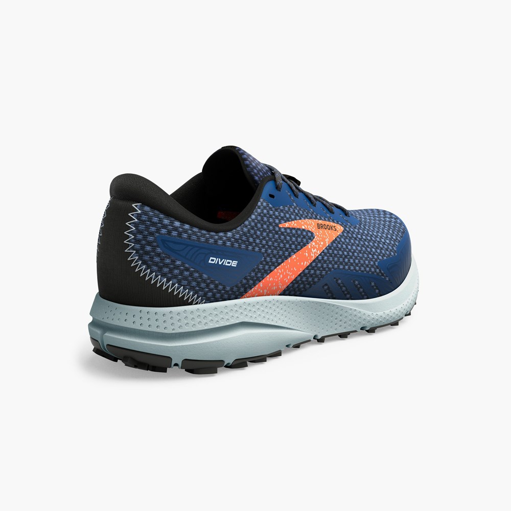 Chaussure Trail Running Brooks Light Trail Divide 4 Noir Noir Homme | OMT-5184950